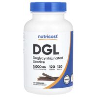 DGL, 5000 мг, 120 капсул — Nutricost