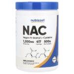 NAC, без добавок, 500 г (17,9 унции) — Nutricost