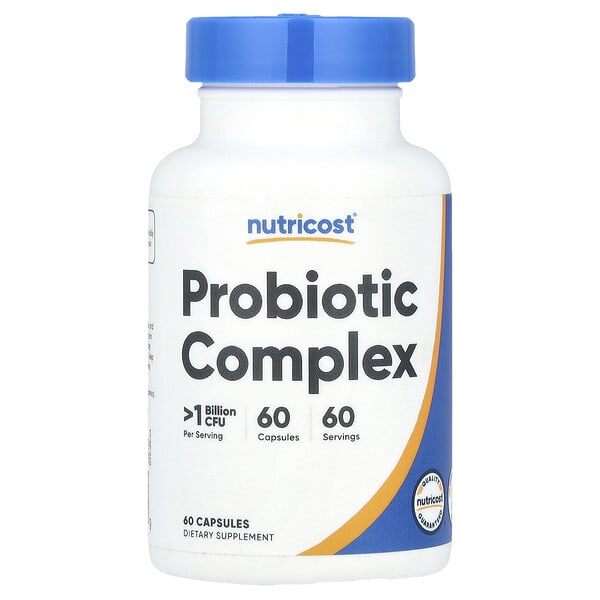 ncs57258_v_8.jpg Комплекс пробиотиков,> 1 млрд КОЕ, 60 капсул — Nutricost