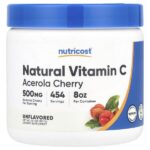 Натуральный витамин C, без добавок, 227 г (8,1 унции) — Nutricost