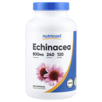 эхинацея, 240 капсул (400 мг в 1 капсуле) — Nutricost
