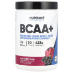Performance, BCAA +, ежевика, 423 г (15,1 унции) — Nutricost