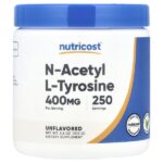 N-ацетил L-тирозин, без добавок, 100 г (3,6 унции) — Nutricost
