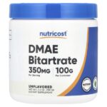 Битартрат ДМАЭ, без добавок, 100 г (3,6 унции) — Nutricost