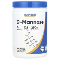 D-манноза, без добавок, 250 г (8,9 унции) — Nutricost