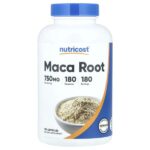 Корень маки, 750 мг, 180 капсул — Nutricost