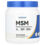 МСМ, без добавок, 500 г (17,9 унции) — Nutricost
