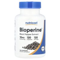 Bioperine®, 10 мг, 120 капсул — Nutricost