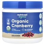 органическая клюква, без добавок, 227 г (8,1 унции) — Nutricost