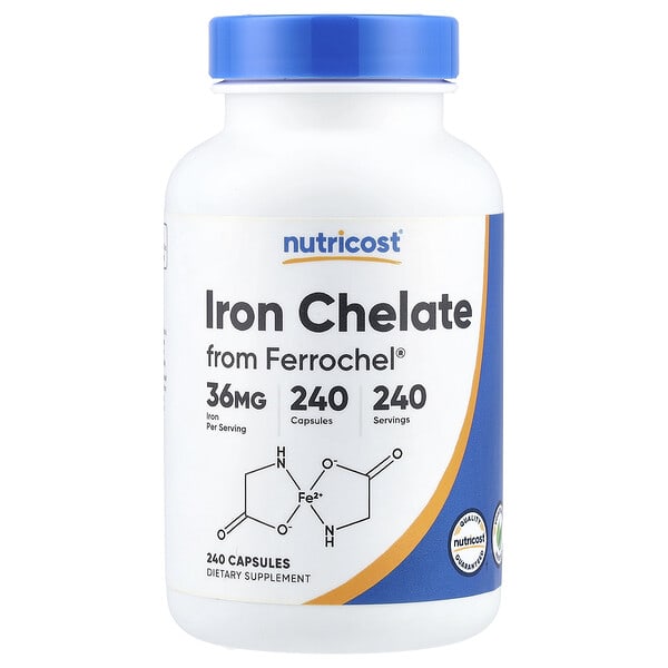 ncs57320_v_8.jpg хелат железа из Ferrochel®, 36 мг, 240 капсул — Nutricost