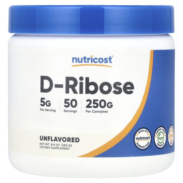 ncs57364_v_8.jpg D-рибоза, без добавок, 250 г (8,9 унции) — Nutricost