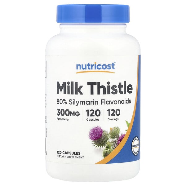 ncs57373_v_8.jpg Расторопша, 300 мг, 120 капсул — Nutricost