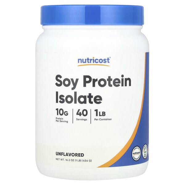 ncs57379_v_8.jpg Изолят соевого протеина, без добавок, 454 г (1 фунт) — Nutricost