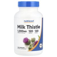 Расторопша, 1000 мг, 120 капсул — Nutricost