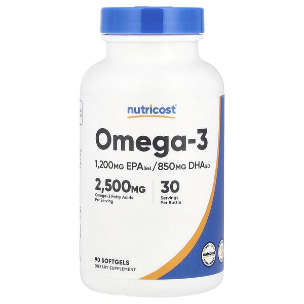 ncs57421_v_8.jpg Омега-3, 90 капсул (833 мг в каждой капсуле) — Nutricost