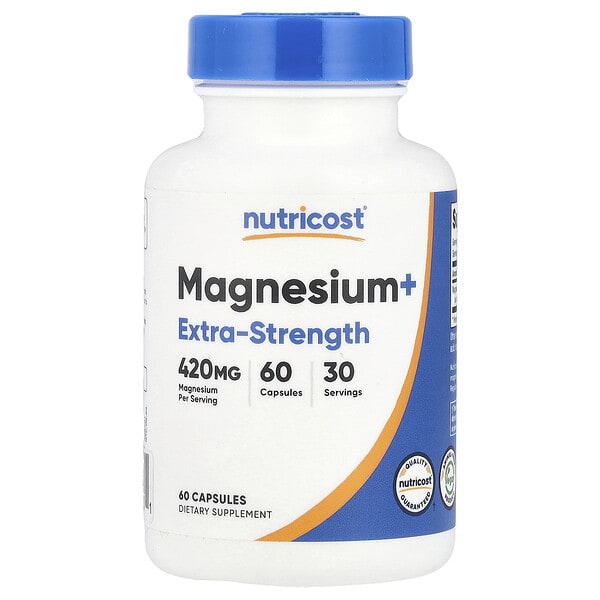 ncs57423_v_8.jpg магний+, 60 капсул (210 мг в 1 капсуле) — Nutricost