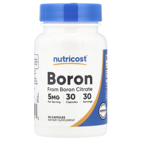 ncs57429_v_8.jpg Бор, 5 мг, 30 капсул — Nutricost