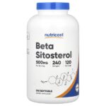 Бета-ситостерол, 240 капсул (250 мг в каждой капсуле) — Nutricost