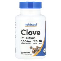 Гвоздика, 1000 мг, 120 капсул — Nutricost