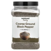Pantry, крупный молотый черный перец, 590 г (21,1 унции) — Nutricost