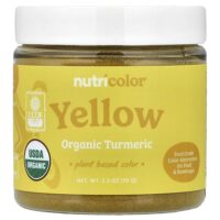 Nutricolor™, желтая органическая куркума, 70 г (2,5 унции) — Nutricost