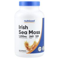 ирландский морской мох, 240 капсул (600 мг в 1 капсуле) — Nutricost