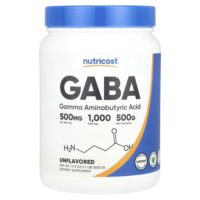 ГАМК, без добавок, 500 г (17,9 унции) — Nutricost