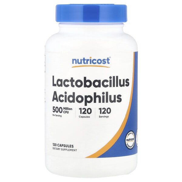 ncs57520_v_8.jpg Лактобактерии ацидофильные, 50 мг (500 млн КОЕ), 120 капсул — Nutricost