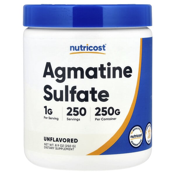 ncs57532_v_8.jpg агматинсульфат, без добавок, 250 г (8,9 унции) — Nutricost