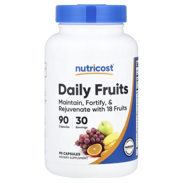 ncs57542_v_8.jpg Daily Fruits, фрукты, 90 капсул — Nutricost