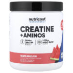 Performance, креатин и аминокислоты, со вкусом арбуза, 369 г (13,2 унции) — Nutricost