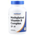 комплекс метилированных витаминов группы B, 120 капсул — Nutricost