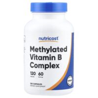 комплекс метилированных витаминов группы B, 120 капсул — Nutricost