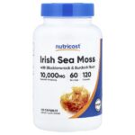 ирландский морской мох, 120 капсул — Nutricost