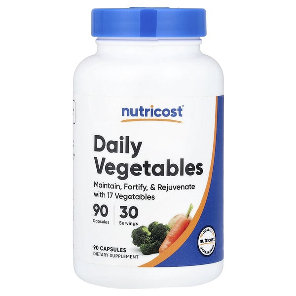 ncs57570_v_8.jpg овощи на каждый день, 90 капсул — Nutricost