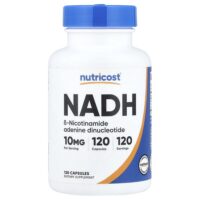 НАДН, 10 мг, 120 капсул — Nutricost