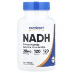НАДН, 20 мг, 120 капсул — Nutricost