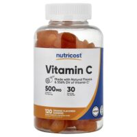 жевательный витамин C, со вкусом апельсина, 120 жевательных таблеток — Nutricost