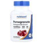 гранат, 120 капсул (333 мг в 1 капсуле) — Nutricost
