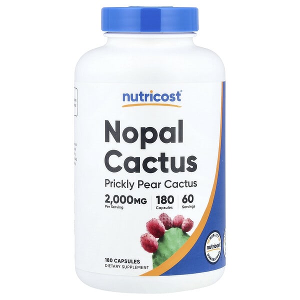ncs57620_v_8.jpg Nopal Cactus, 180 капсул (666 мг в 1 капсуле) — Nutricost