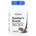 иглица колючая, 120 капсул (150 мг в 1 капсуле) — Nutricost