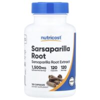корень сарсапарели, 120 капсул (100 мг в капсуле) — Nutricost