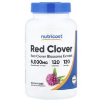 красный клевер, 120 капсул (200 мг в 1 капсуле) — Nutricost