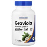 гравиола, 240 капсул (100 мг в 1 капсуле) — Nutricost