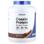 казеиновый протеин, со вкусом шоколада, 2268 г (5 фунтов) — Nutricost
