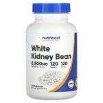Белая фасоль, 6500 мг, 120 капсул — Nutricost