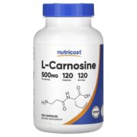 L-карнозин, 500 мг, 120 капсул — Nutricost