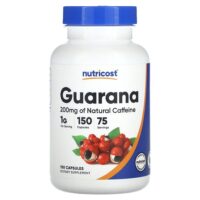 Гуарана, 150 капсул (500 мг в каждой капсуле) — Nutricost