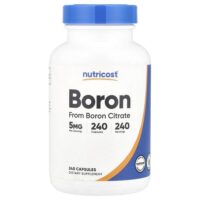 Бор, 5 мг, 240 капсул — Nutricost