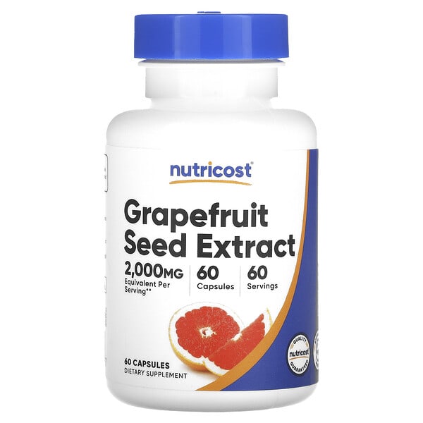 ncs67143_v_8.jpg экстракт косточек грейпфрута, 2000 мг, 60 капсул — Nutricost